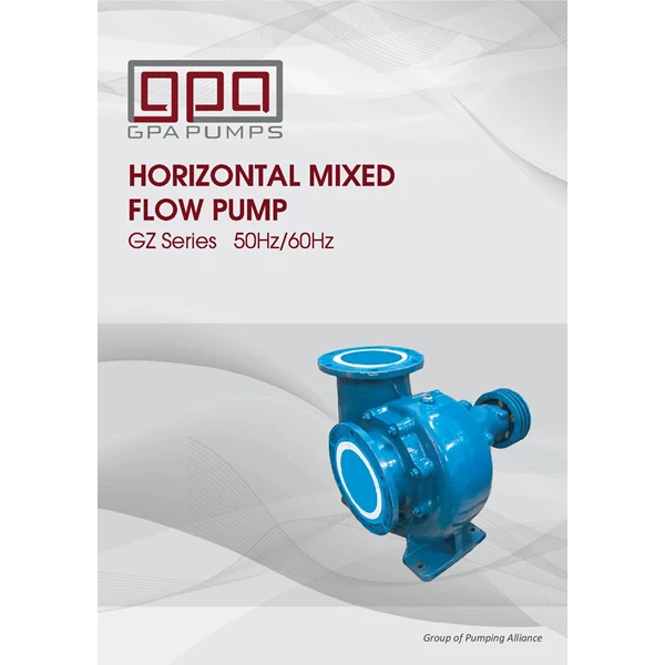Mixed flow GPA GZ series centrifugal pumps