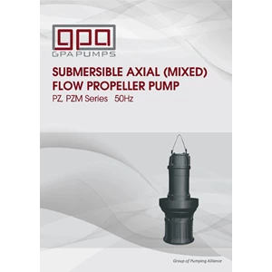 Pompa Submersible axial dan mixed flow GPA PZseries