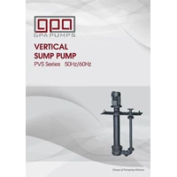Vertical Centrifugal Pump Sump GPA PVS series