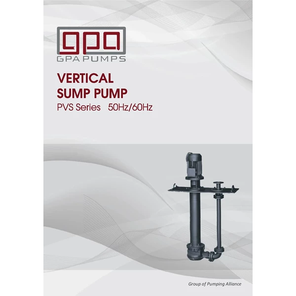 Vertical Centrifugal Pump Sump GPA PVS series